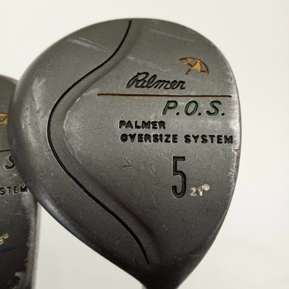 Arnold Palmer P.O.S. Oversize 3 & 5 Wood Set Right-Handed Steel Needs Regripping - Picture 4 of 10